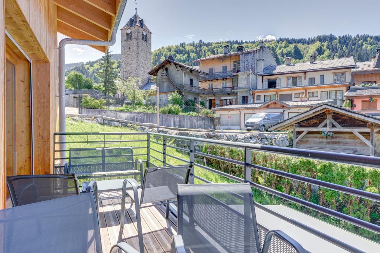 La Poudreuse - Duplex Avec Balcon Vue Montagne - Flumet Luaran gambar