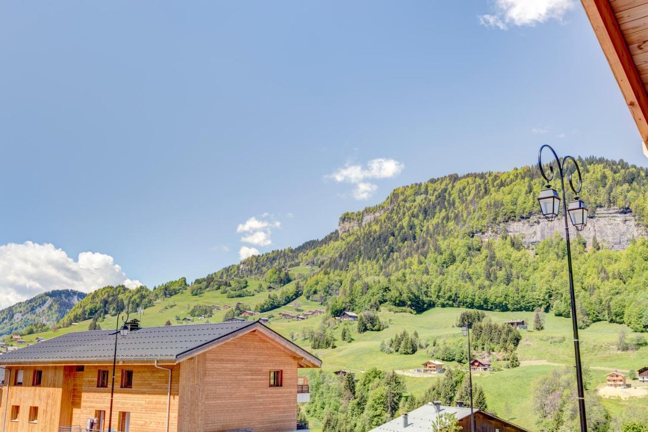 La Poudreuse - Duplex Avec Balcon Vue Montagne - Flumet Apartment Luaran gambar