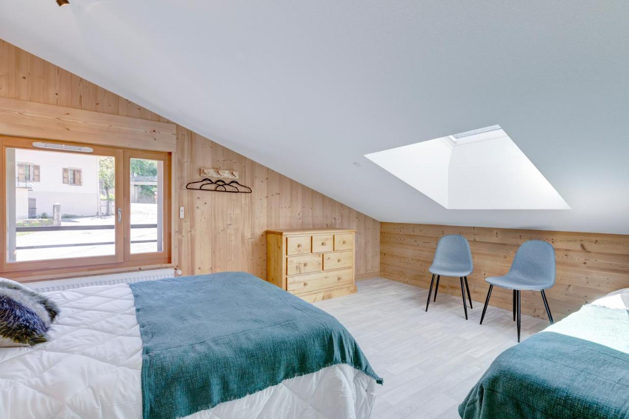 La Poudreuse - Duplex Avec Balcon Vue Montagne - Flumet Luaran gambar
