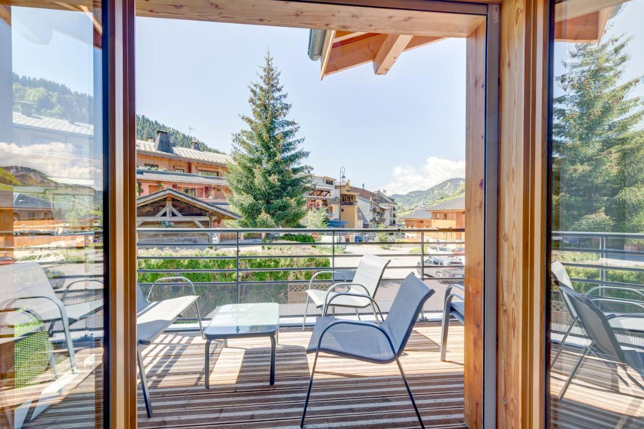 La Poudreuse - Duplex Avec Balcon Vue Montagne - Flumet Luaran gambar