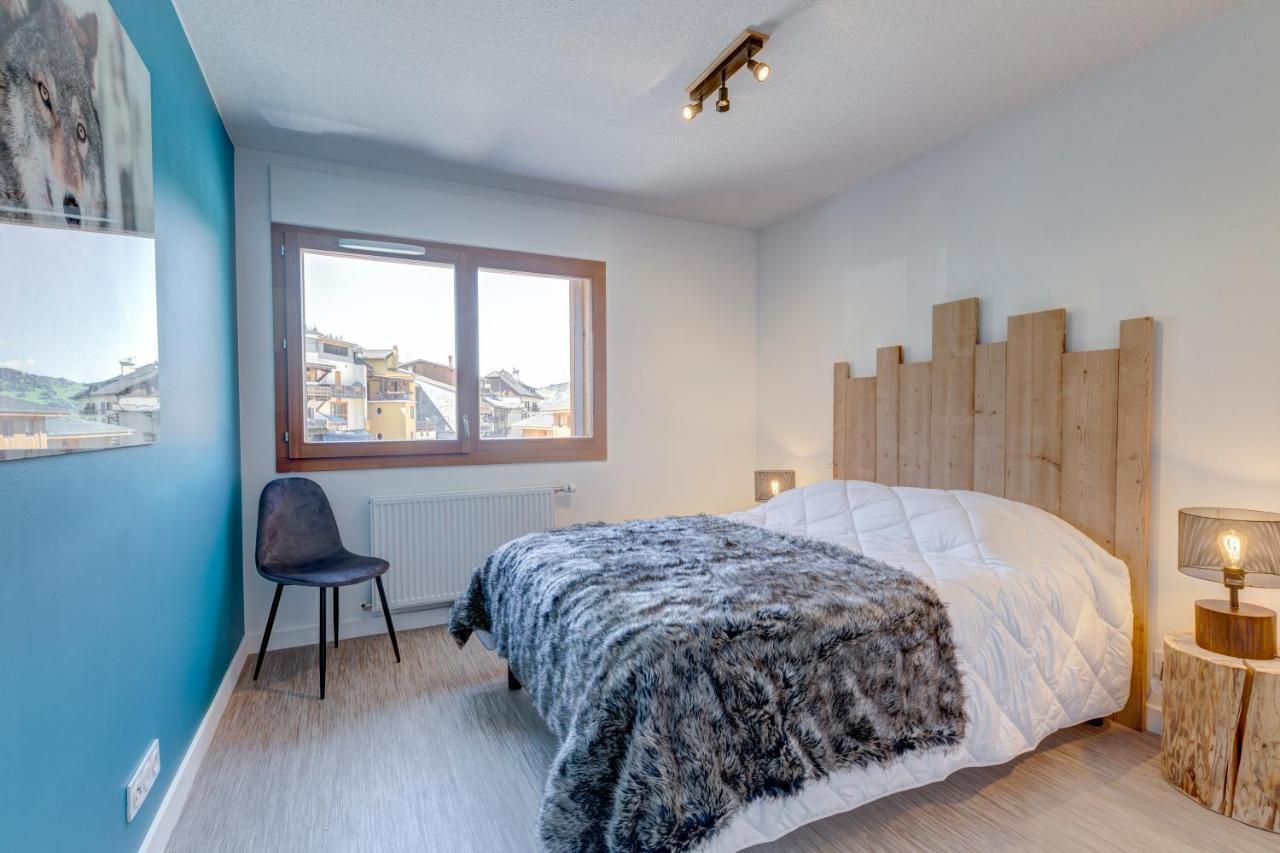La Poudreuse - Duplex Avec Balcon Vue Montagne - Flumet Luaran gambar