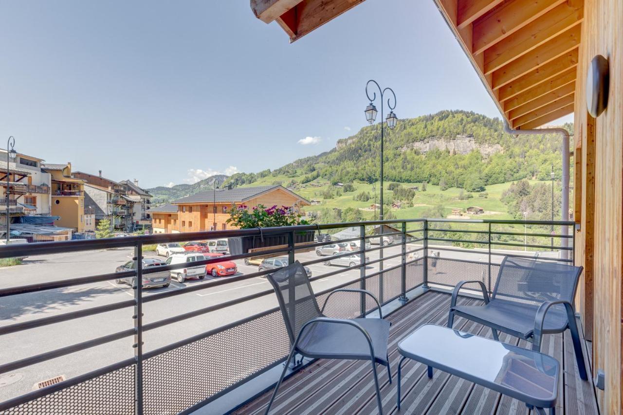 La Poudreuse - Duplex Avec Balcon Vue Montagne - Flumet Luaran gambar