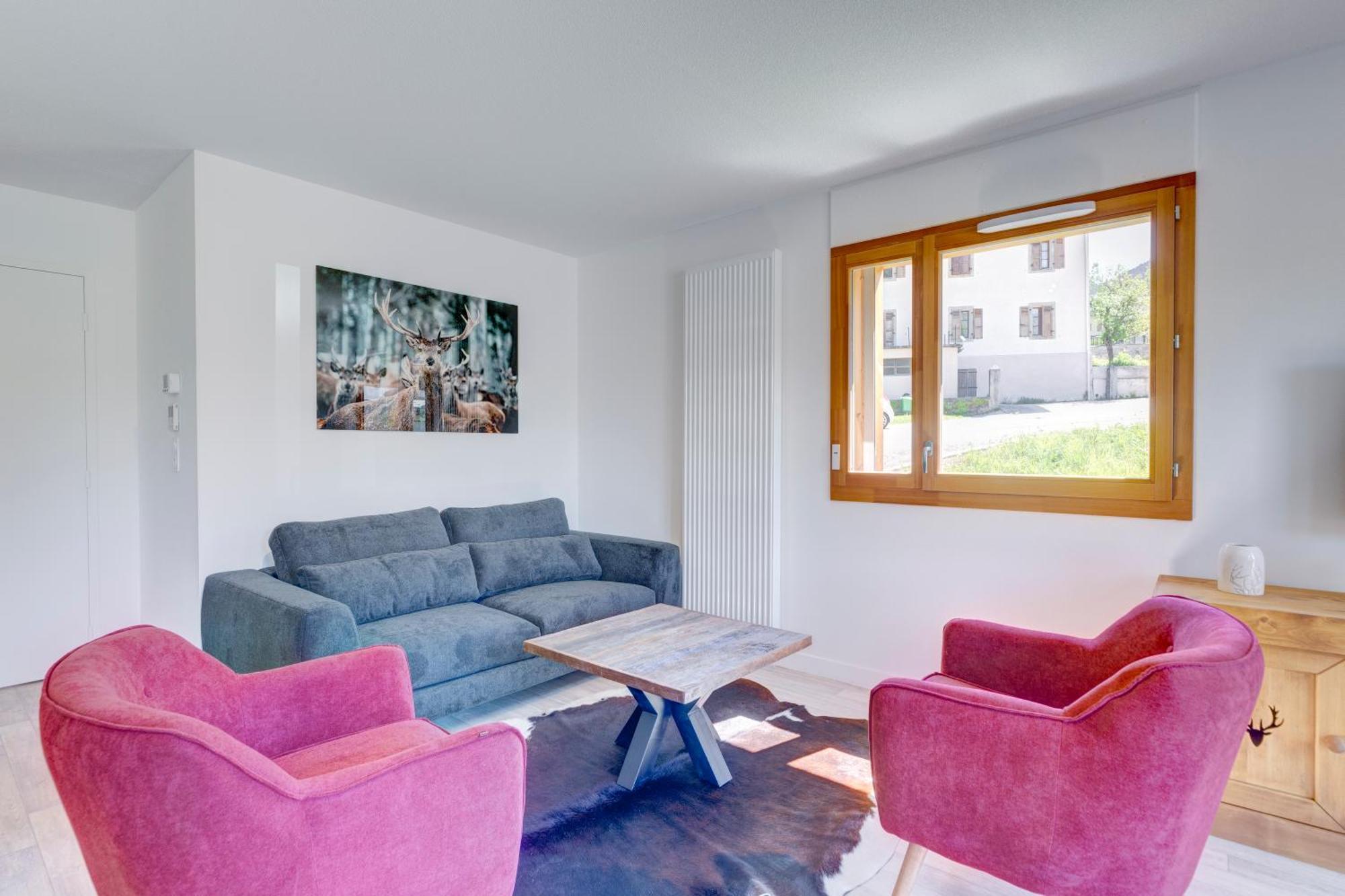 La Poudreuse - Duplex Avec Balcon Vue Montagne - Flumet Bilik gambar